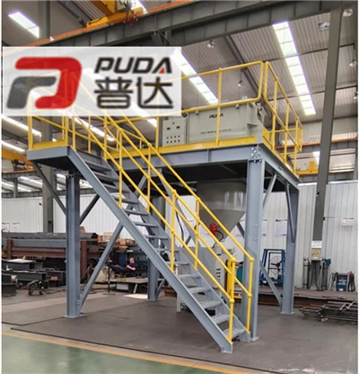 TON BAG BIG BAG TITANIUR Oxid Vykládání a míchání a balení